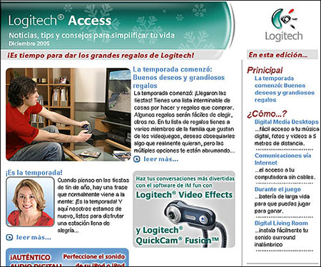 Logitech Email Campaign