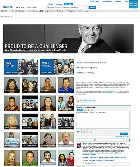 Schwab Challenger Video Wall